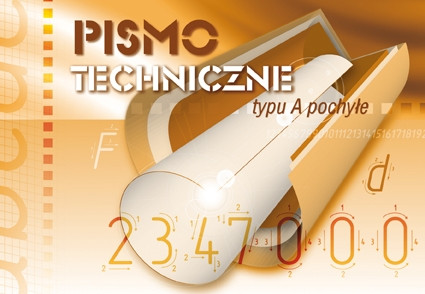 Blok A4 do pisma technicznego pochyłego typu A Kreska